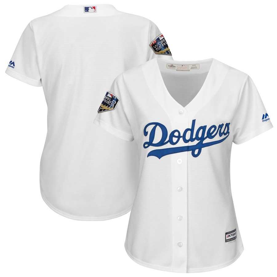 Women Dodgers Blank White 2018 World Series Cool Base Team Jersey Dzhi,We sell and wholesale Women Dodgers Blank White 2018 World Series Cool Base Team Jersey Dzhi on line form chian!